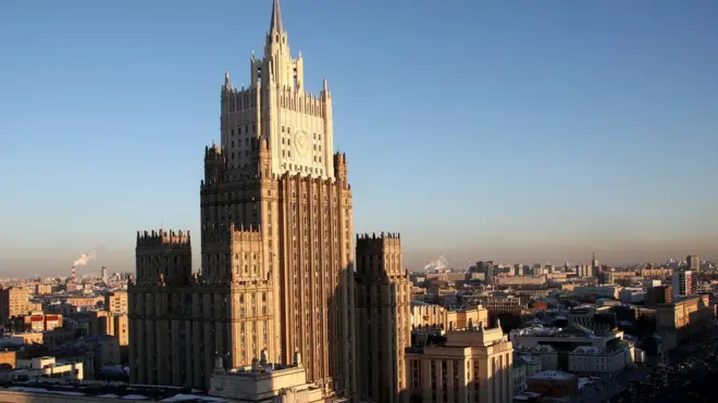 Москва. Здание министерства иностранных дел России