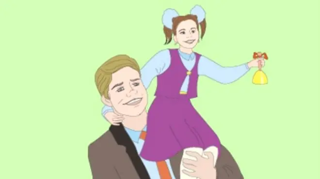 Старшеклассник и первоклассница