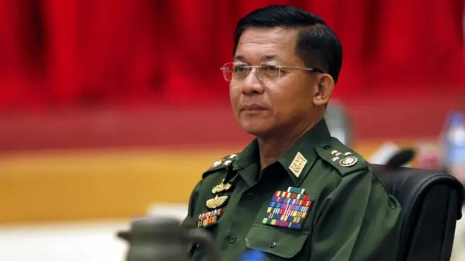 Myanmar's military commander-in-chief Senior General Min Aung Hlaing