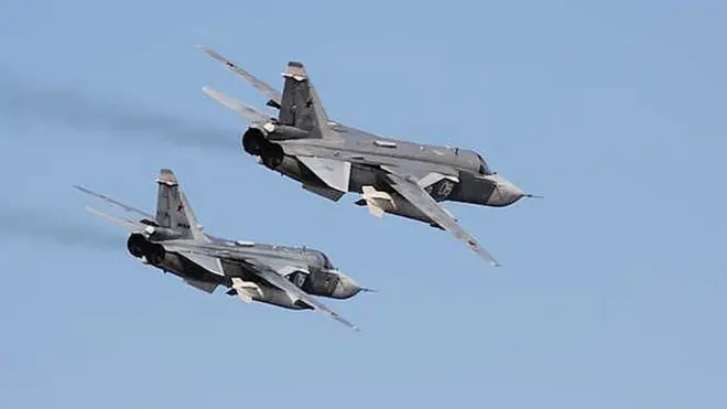 Российский фронтовой бомбардировщик Су-24