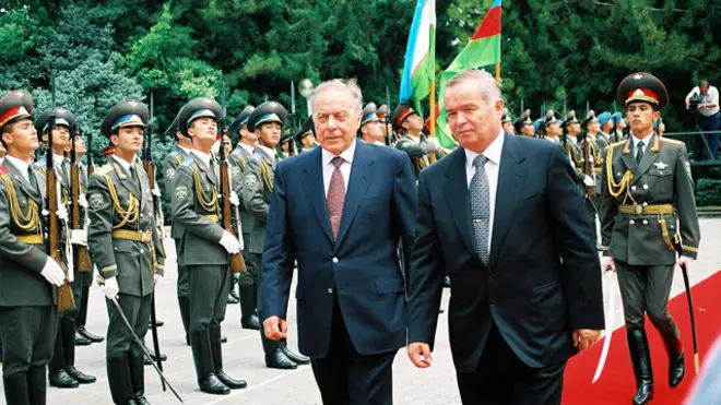 Heydər Əliyev və İslam Kərimov