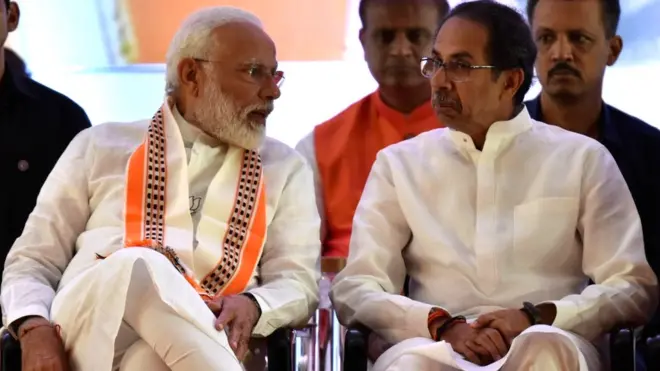 नरेंद्र मोदी और उद्धव ठाकरे
