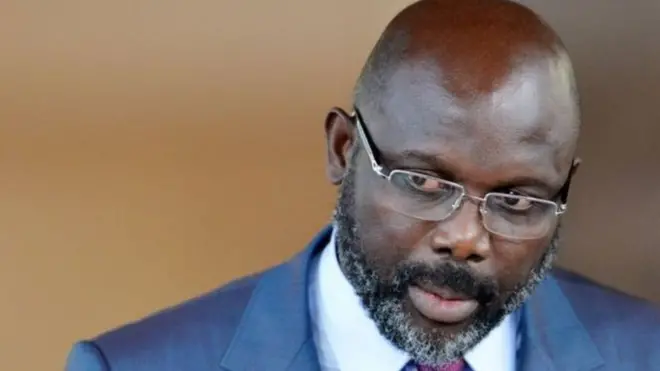 le président Libérien Georges Weah
