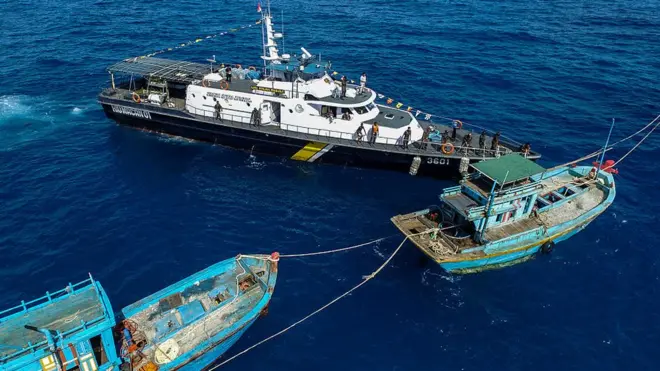 Nhiều tàu cá của Việt Nam bị Indonesia bắt giữ với cáo buộc 'đánh bắt trái phép' trên vùng biển nước này.