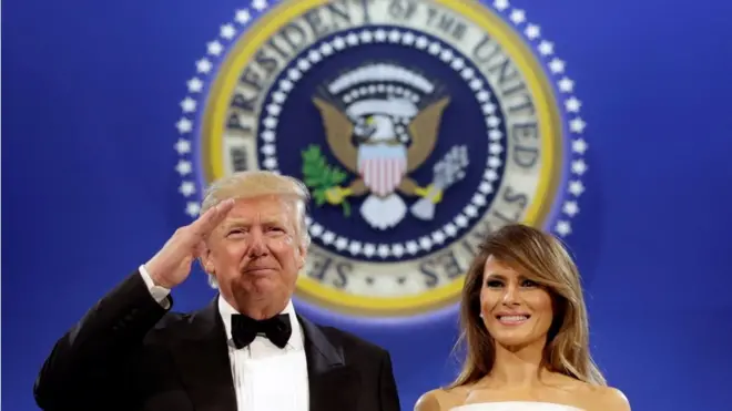 Donald y Melania Trump.