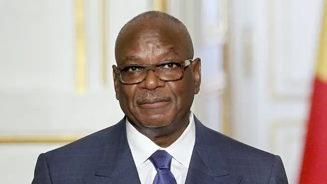 Le président Ibrahim Boubacar Keïta du Mali