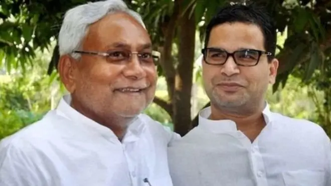 नीतीश कुमार- प्रशांत कुमार