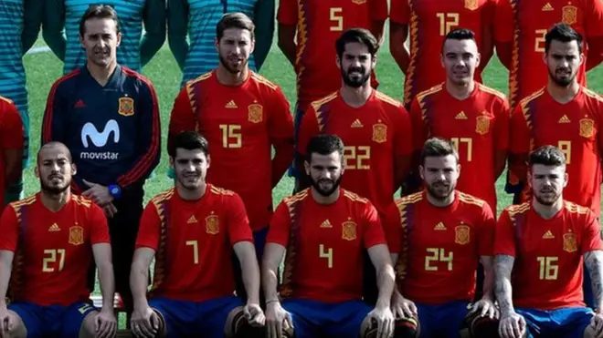 ชุดใหม่ของทีมชาติสเปน