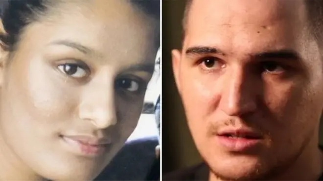 Yago Riedijk (derecha) tenía 23 años cuando se casó con Shamima Begum, entoncesguarani crb palpite15, en Siria.