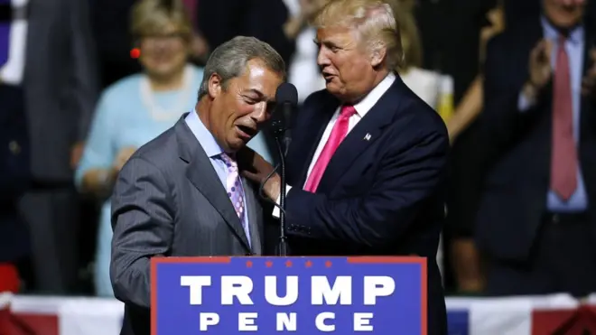 Трампу нужно обращаться к избирателям, а не спорить с Клинтон, считает Найджел Фарадж