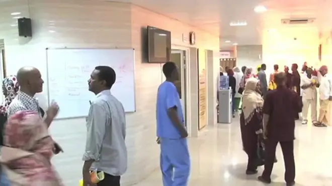 مستشفى في السودان