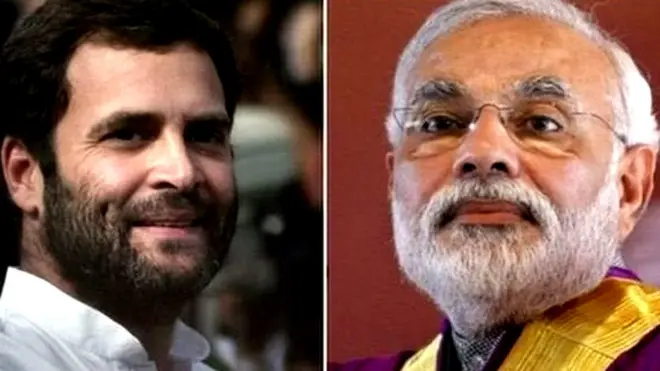 नरेंद्र मोदी और राहुल गांधी