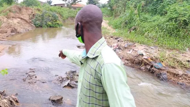 Inu odo ti wọn ti ri oku ọmọ naa