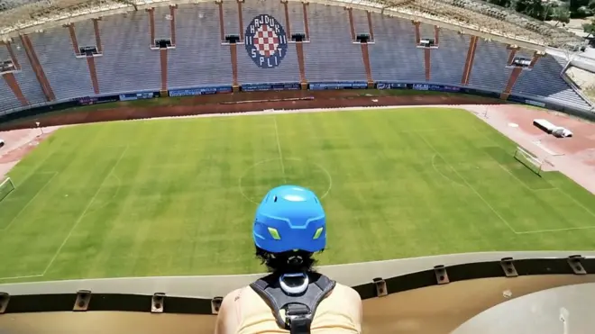 Stadion Poljud: Pogled sa visine