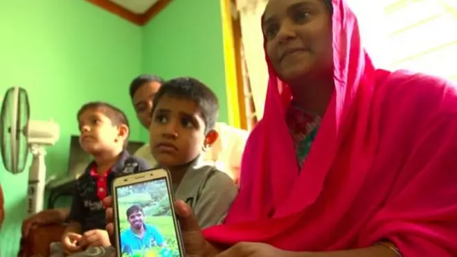 तस्लीम की पत्नी फ़ातिमा और परिवार