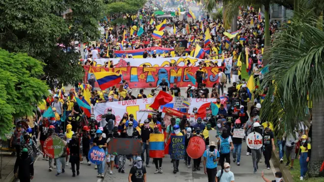 Protest in Cali, Colombia (28 May)