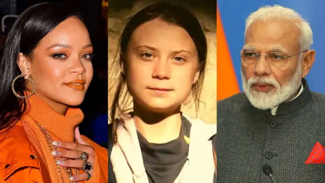 रिहाना, ग्रेटा, मोदी