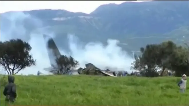 Разбившийся Ил-76