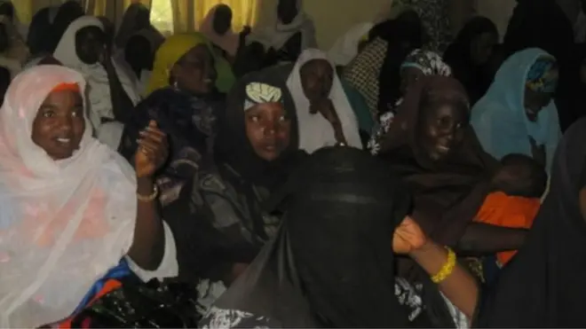 Women for mass wedding ceremony