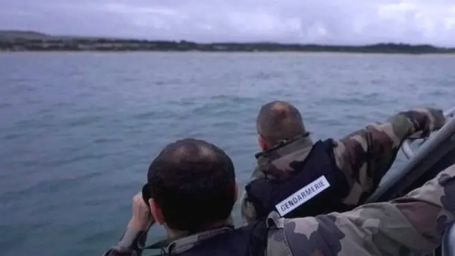 Patrol off French coast