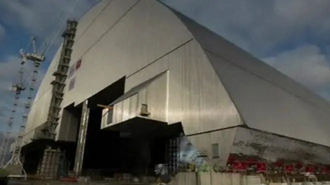 หลังคาโค้งครอบเชอร์โนบิล