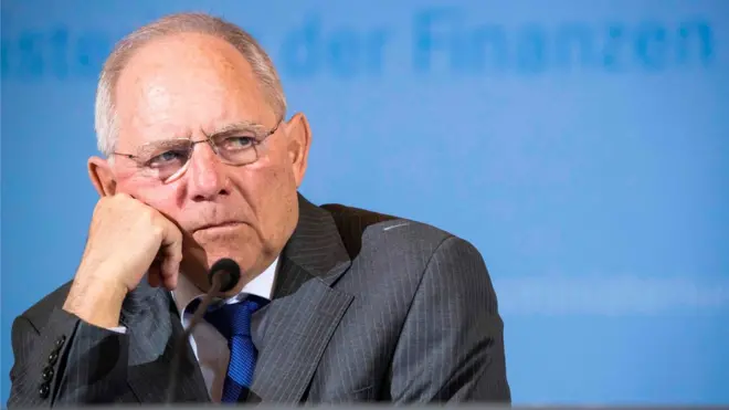 Almanya Maliye Bakanı Wolfgang Schaeuble
