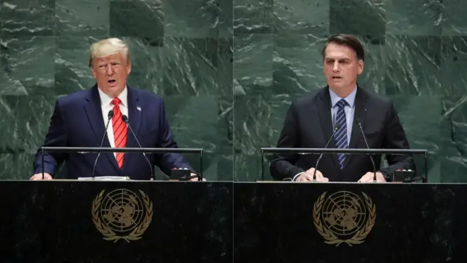 Donald Trump y Jair Bolsonaro realizaron los primeros discursos de la Asamblea General de la ONU.