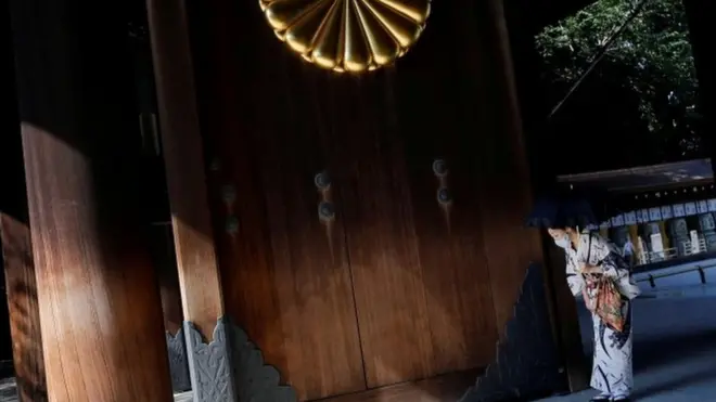 Prime Minister Shinzo Abe sent an offering to the Yasukuni shrine in Tokyo