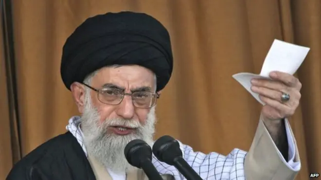 Kiongozi wa kidini nchini Iran Ayatollah Khamenei