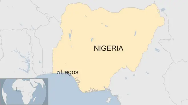 Map of Lagos