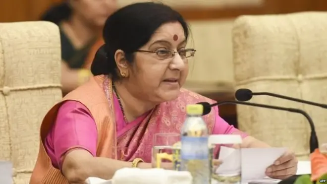 विदेश मंत्री सुषमा स्वराज