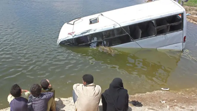 Les accidents de la circulation sont courants en Egypte.