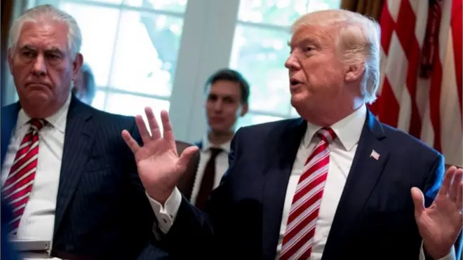 Ngoại trưởng Mỹ Rex Tillerson nói cuộc gặp thượng đỉnh với lãnh đạo Bắc Hàn là quyết định riêng của Tổng thống Donald Trump