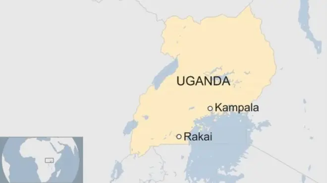 Moto huo umetokea katika eneo la wilaya ya Rakai