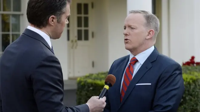 Sean Spicer, hitler, us, syria