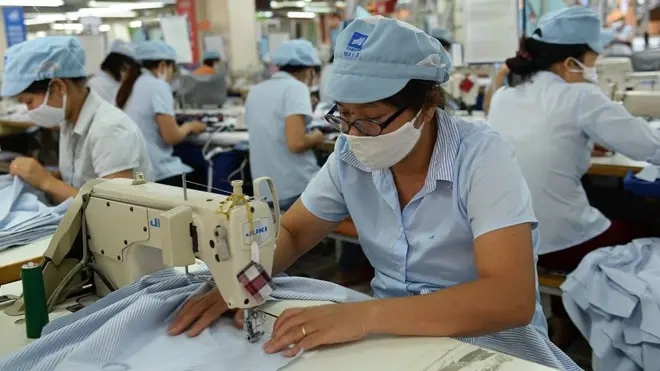 Công nhân xưởng may tại Việt Nam (hình chỉ có tính minh họa)