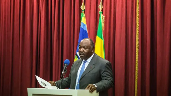 Le président Ali Bongo Ondimba lors d'une conférence de presse le 1er septembre 2016