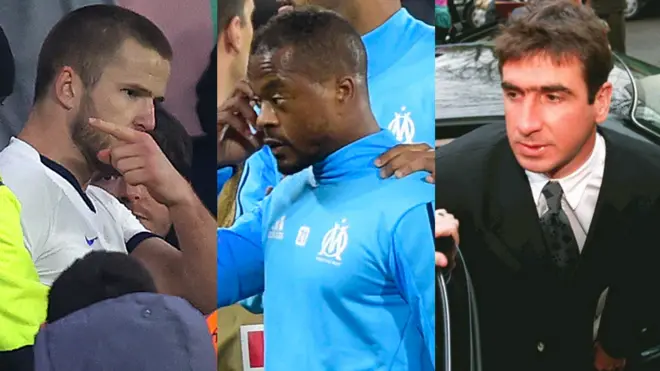 Eric Dier, Patrice Evra, Eric Cantona
