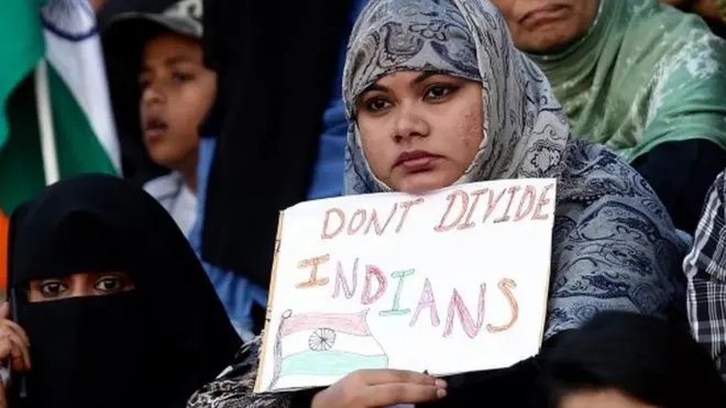 नागरिकता संशोधन क़ानू के विरोध में प्रदर्शन