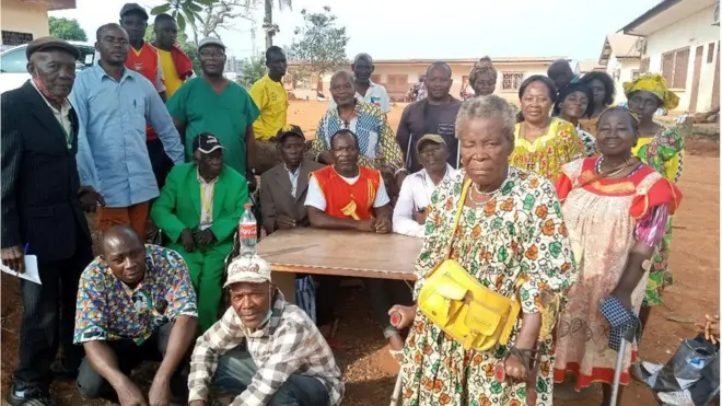 Leprosy victims in Yaoundé