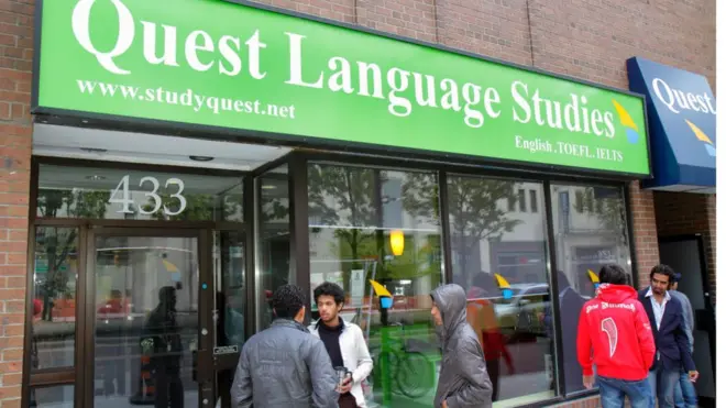Toronto, Quest Language Studies business wey dey teach English