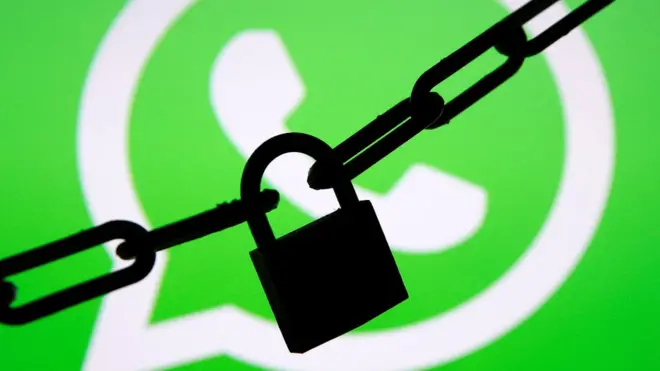 Semua pesan di WhatsApp terenkripsi yang berarti pesan-pesan tersebut tak terbaca oleh pihak lain yang melakukan pencegatan komunikasi.