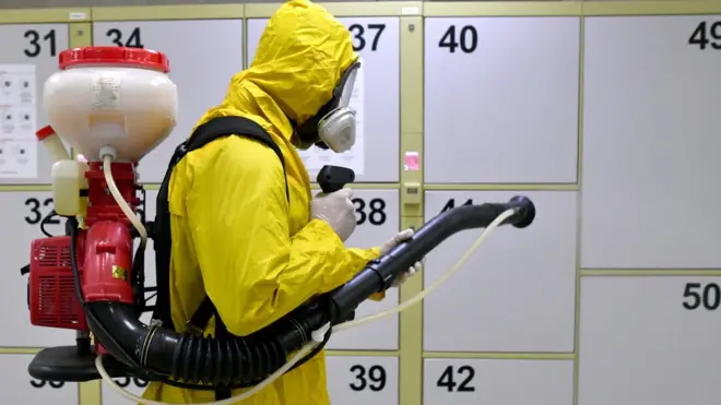 Дезинфекция Ленинградского возкала в Москве