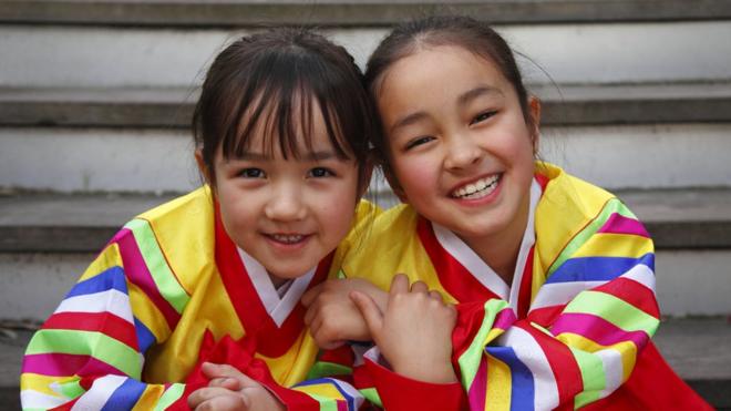 niñas surcoreanas