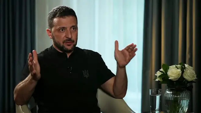 烏克蘭總統澤連斯基接受BBC訪問