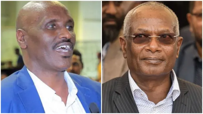 አቶ አራርሶ ቢቂላ እና አቶ ዳውድ ኢብሳ