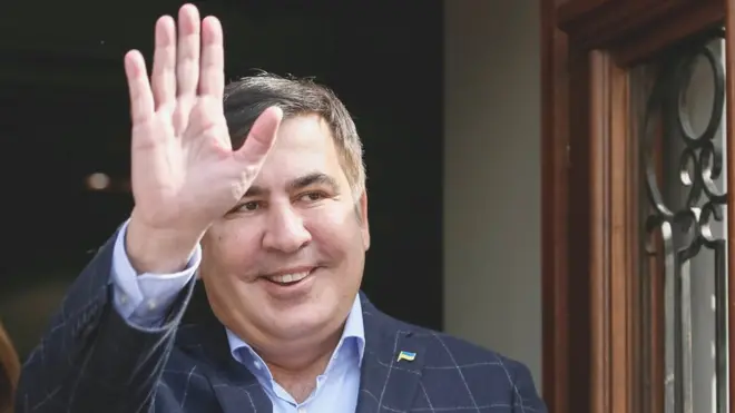 Михаил Саакашвили во Львове