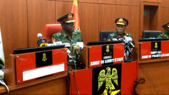 Nigeria Chief of Army Staff give im first address