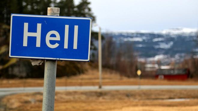 Норвежская деревня Хелл