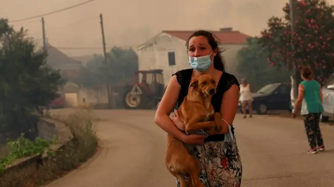 Эвакуация в Португалии